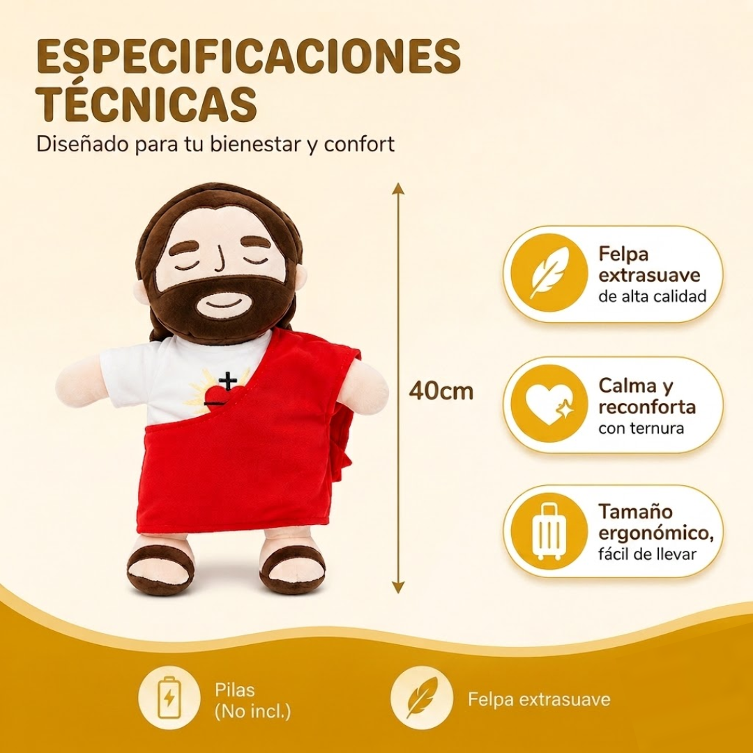 Peluche de Jesús que Respira