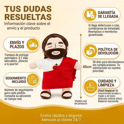 Peluche de Jesús que Respira
